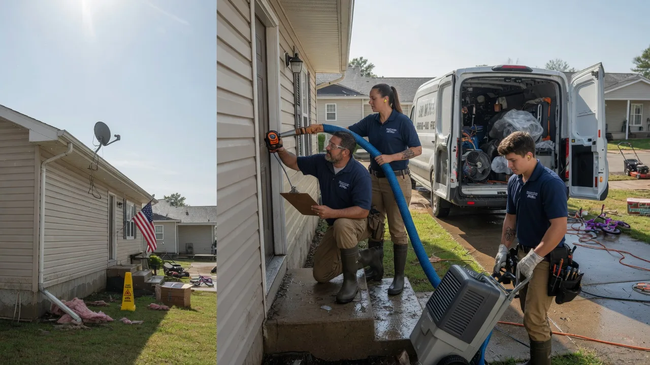 Ceiling Water Damage Restoration in Smithton, MO near me